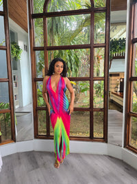 Hand Dyed Silk Knit Halter