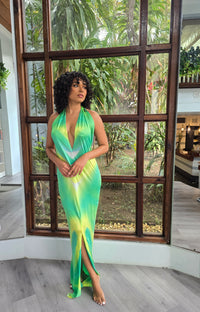 Hand Dyed Silk Knit Dress