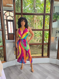 Hand Dyed Silk Knit Halter