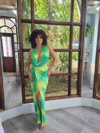 Hand Dyed Silk Knit Dress